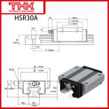 Original New THK linear guide HSR30A HSR35A HSR45A HSR30/35/45AUU/SS HSR30/35/45A1UU/SS GK BLOCK