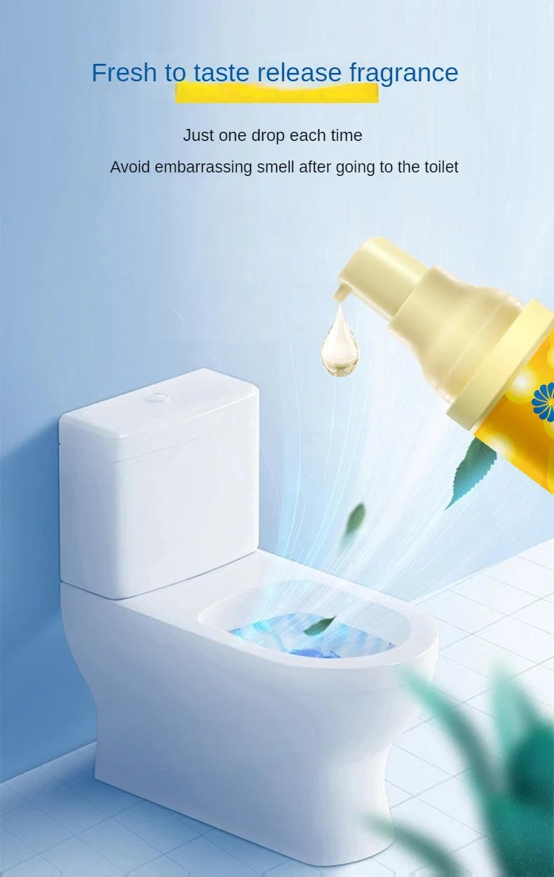 Description Picture 5 of itemBathroom Deodorant A Drop of Fragrance The Smell Cucumber Jasmine Green Grape Lasting Air Freshener Room Toilet Deodorant Aroma