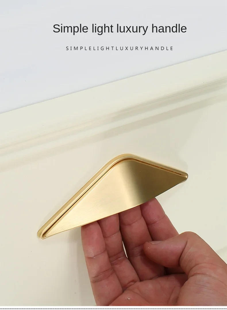 Description Picture 2 of itemBlack Wardrobe Drawer Handle Light Luxury Modern Minimalist Cabinet Door Handle Concealed Cabinet Door Handle Concealed Install