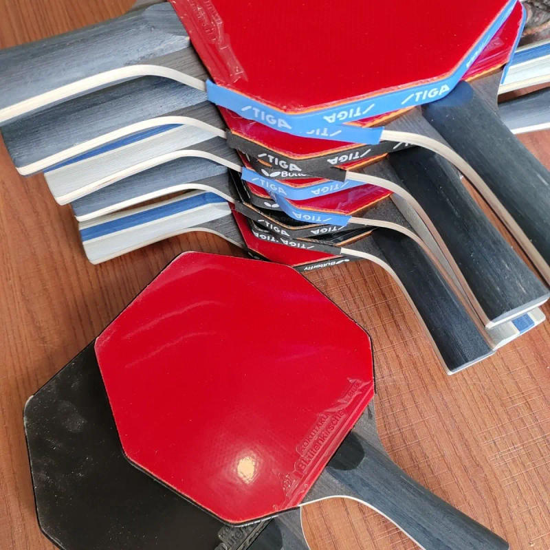 Description Picture 2 of itemCybershape Table Tennis Racket Professional Carbon Offensive Ping Pong Racket Paddle With Sticky Rubber