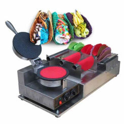 Mini Topping Mexico Taco Electro Freeze Rolled Machine/Fried Ice Cream Machine/Mexico Taco Roll Maker