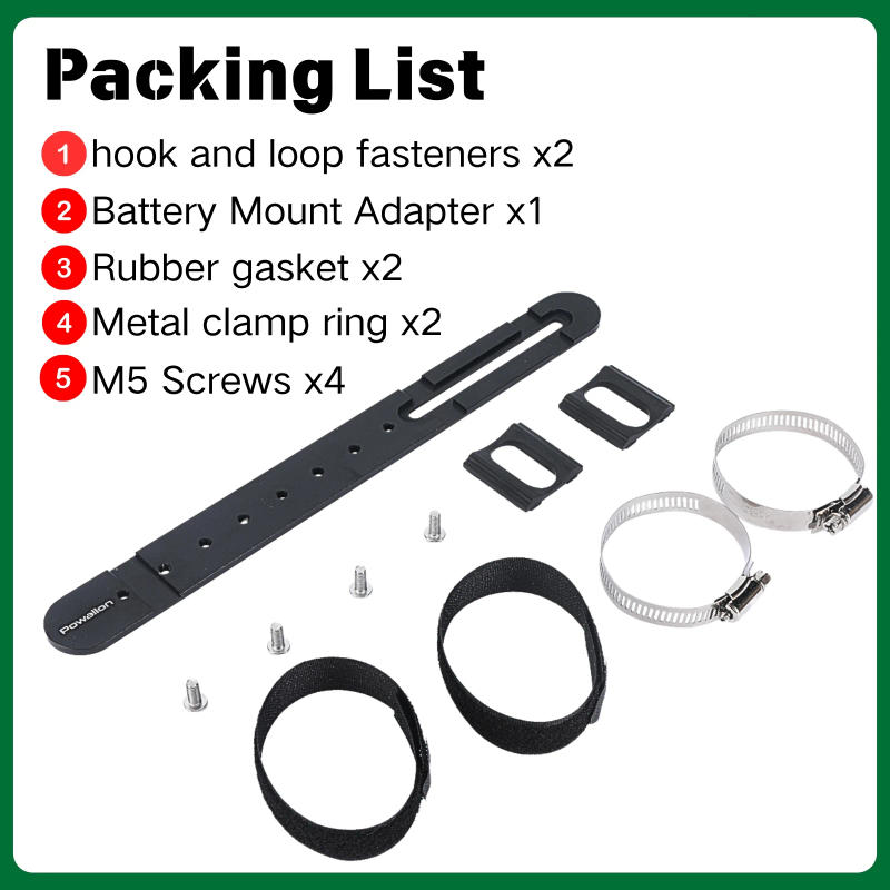 Description Picture 3 of itemElectric Bike Battery Bracket, Aluminum Alloy E-Bike Battery Box Bracket Mount for Hailong Polly Shark Bicycle Mount Holder