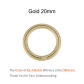 Gold 20mm