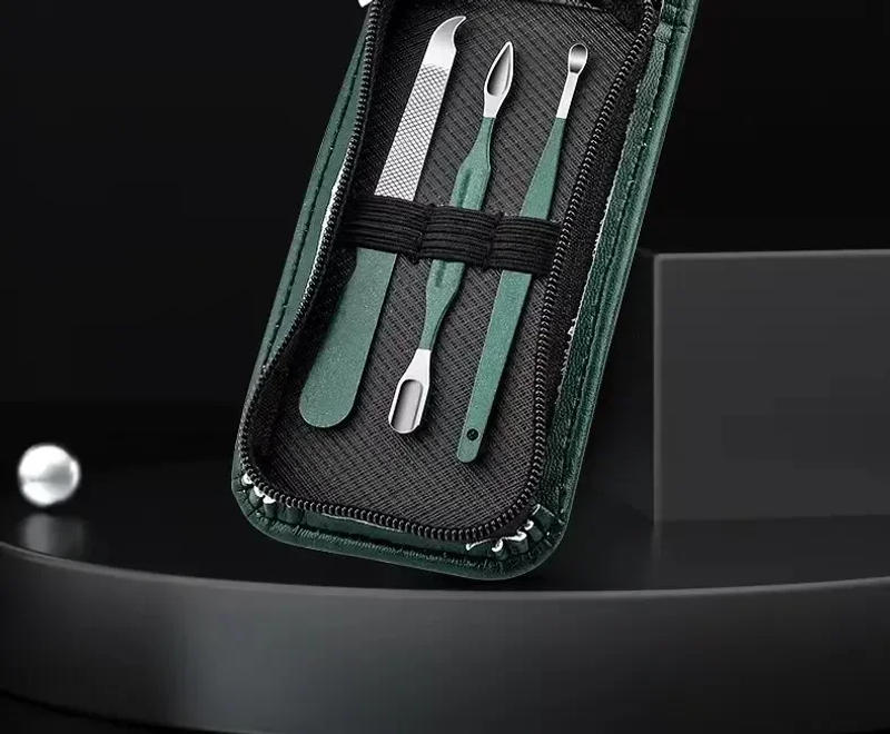 Description Picture 3 of item6Pcs/Set Nail Clipper Pedicure Set Manicure Set Personal Nail Care Tools Kits Stainless Steel Nail Clipper Sets Gift