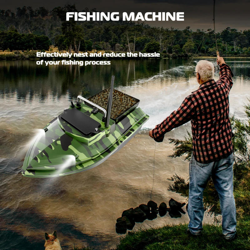 Description Picture 6 of itemFishing Bait Boat 500m Remote Control Bait Boat Dual Motor Fish Finder 2KG Loading Support Automatic Cruise/Route Correction