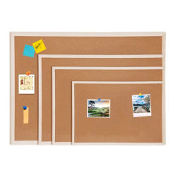 DIY Decorative Board With Frame Cork Board Message Board Household Photo Wall Background Board for Office Home and School 2Sizes