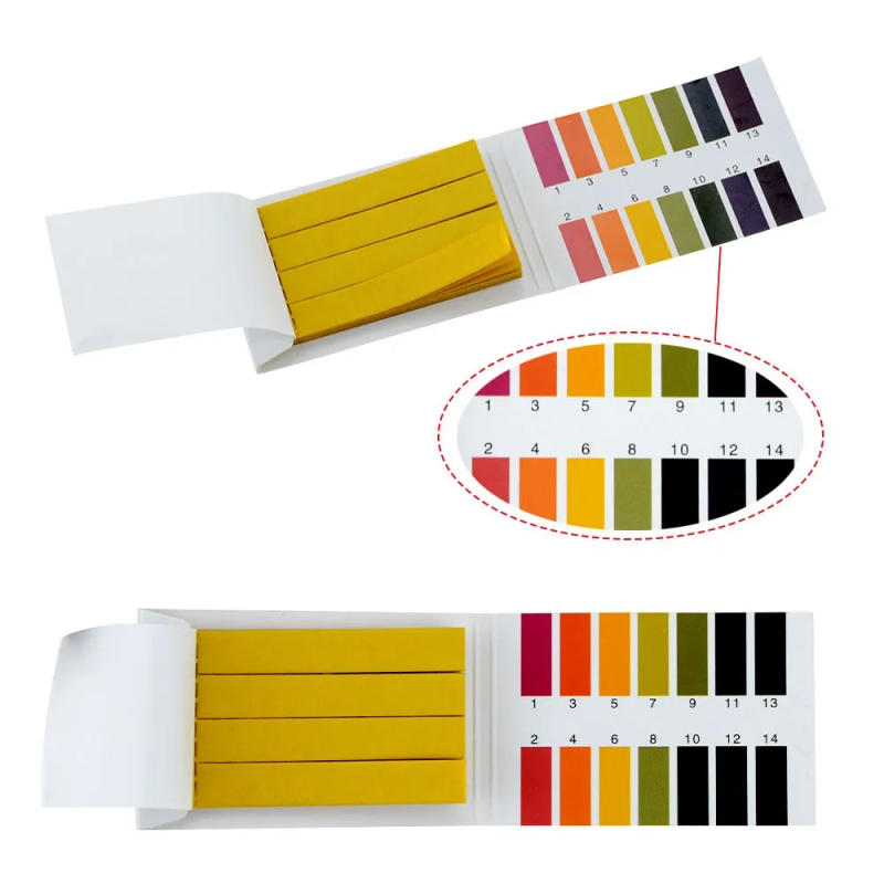 Description Picture 2 of item80x PH Indicator Test Strips 1-14 Laboratory Paper Litmus Tester Urine Saliva PH Acid Base Test Paper Three Precision Test Paper