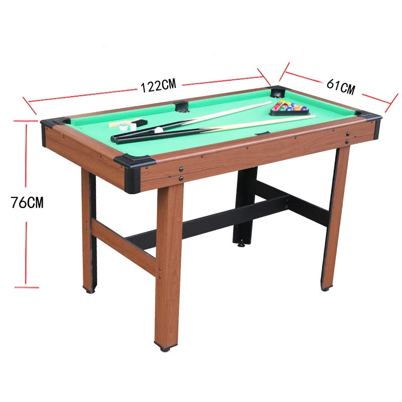 Description Picture 3 of itemHot Sale 4ft Snooker Pool Table Indoor Gaming With MDF Cushion And PVC Pocket Billiard Table Promotion