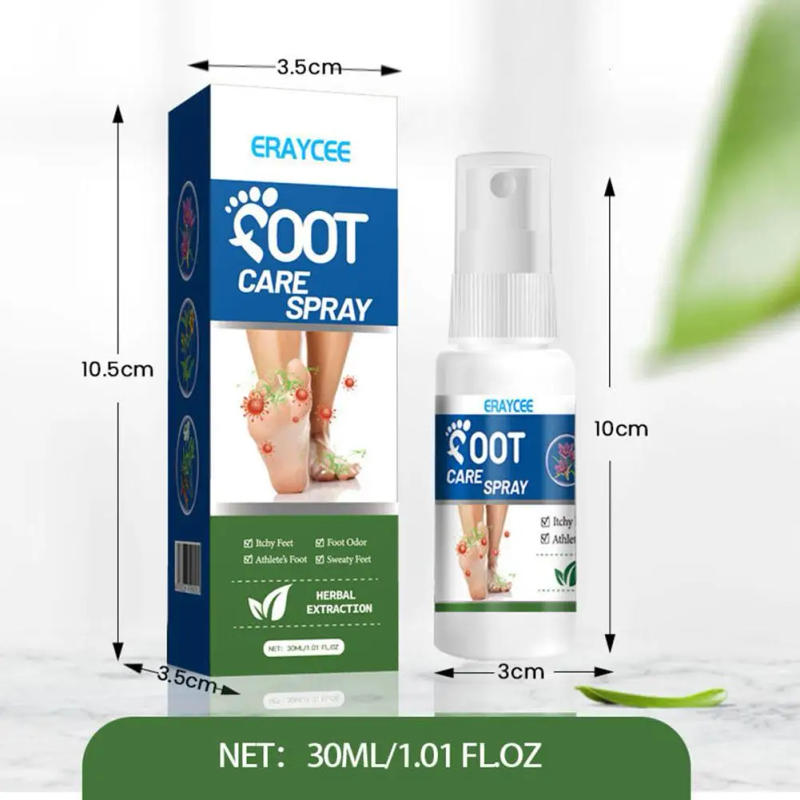 Description Picture 4 of item30ml Foot Deodorant Spray Relieve Itching Eliminate Spray Athlete's Foot Of Moisturize The Removal Foot Care Odor Anti-Swea B9M2