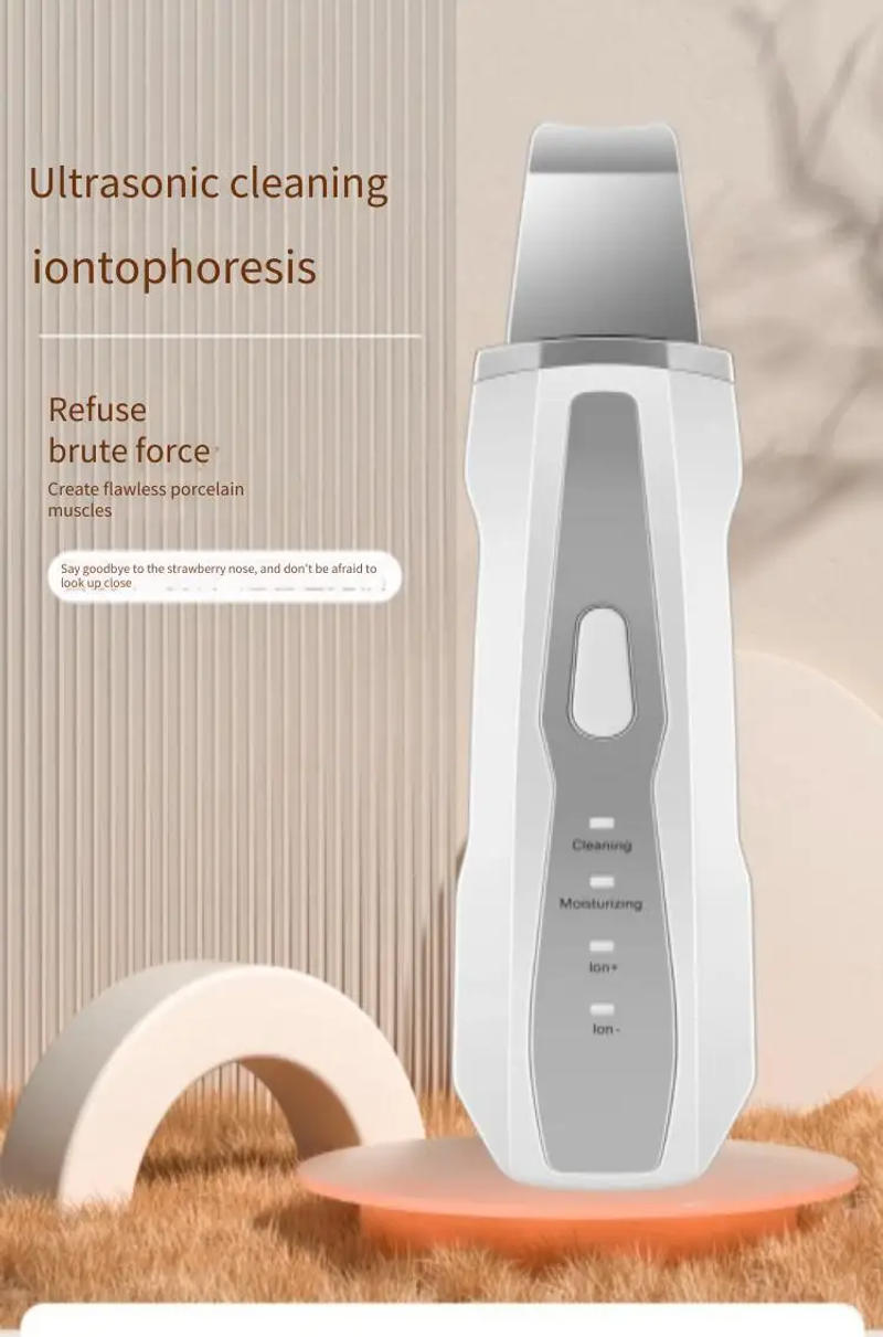 Description Picture 4 of itemNew Ultrasonic Peeling Machine Facial Pore Cleaning Blackhead Suction Instrument Peeling Knife Ultrasonic Ion Beauty Instrument