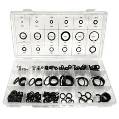 225PCS Rubber Oil Resistance Watertightness Assortment O-Ring Washer Gasket Seals Different Size With Plastic Boxed Set