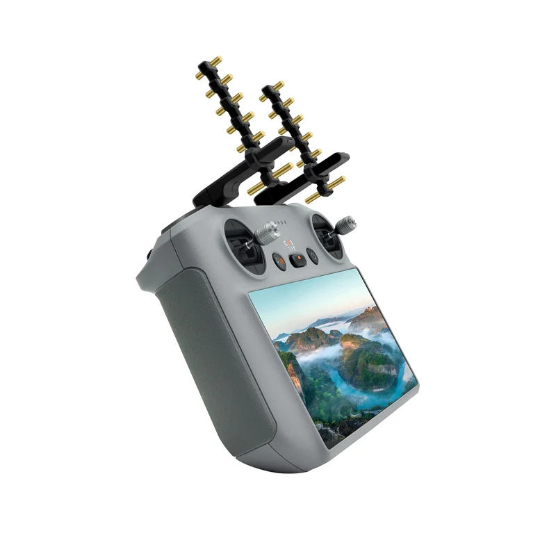 Description Picture 6 of item2 PCS Remote Control Easy Install YAGI Antenna Amplifier Signal Booster Range Extender 5.8Ghz For DJI RC 2 For DJI Air 3 Drones