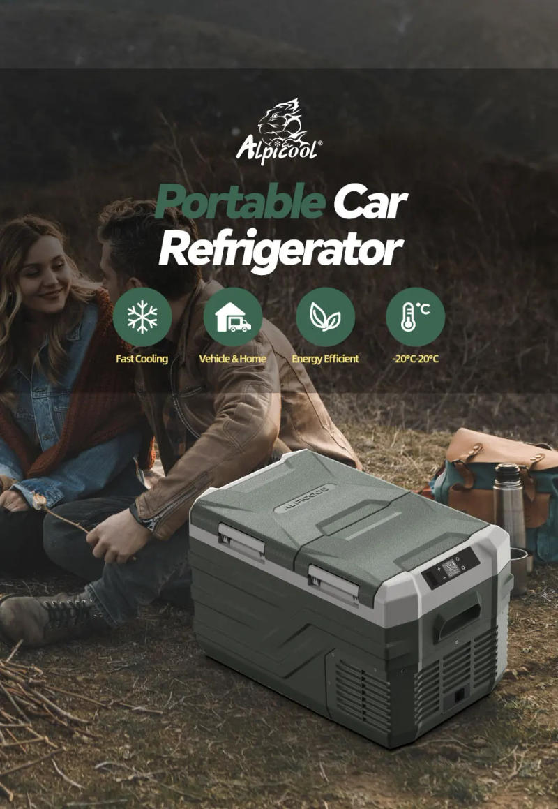 Description Picture 5 of itemAlpicool 20L 30L 40L Car Refrigerator 12V Compressor Fridge Freezer Dual Zone Independent Control Portable Cooler for Camping