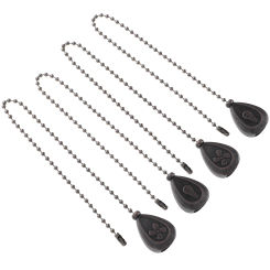 4 Pcs Ceiling Fan Zipper Pulls Table Lamp Hanging Chain Finials for Lamps Bedside Chains Light Accessories Extension Child