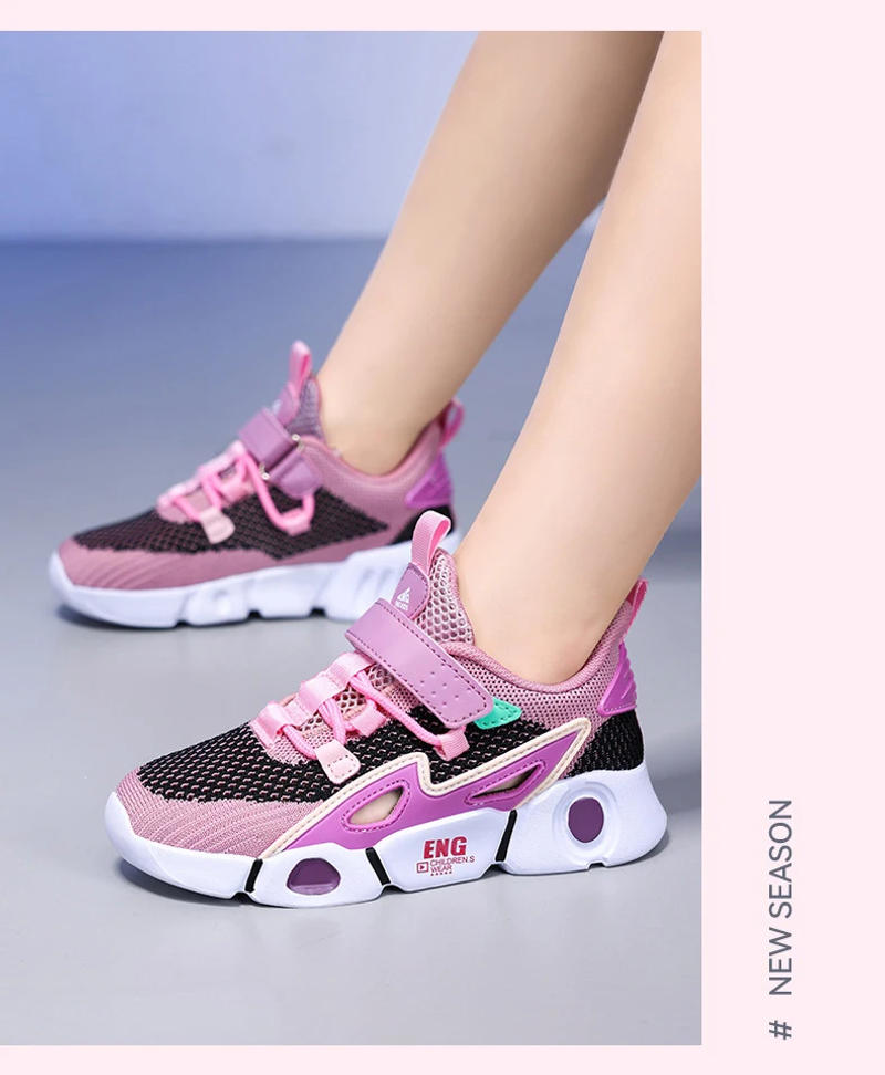 Description Picture 5 of itemFashionable Summer Children's Mesh Hollow Casual Shoes Boys' Sports Shoes Breathable, Lightweight, Non slip Tennis Girls' Sports