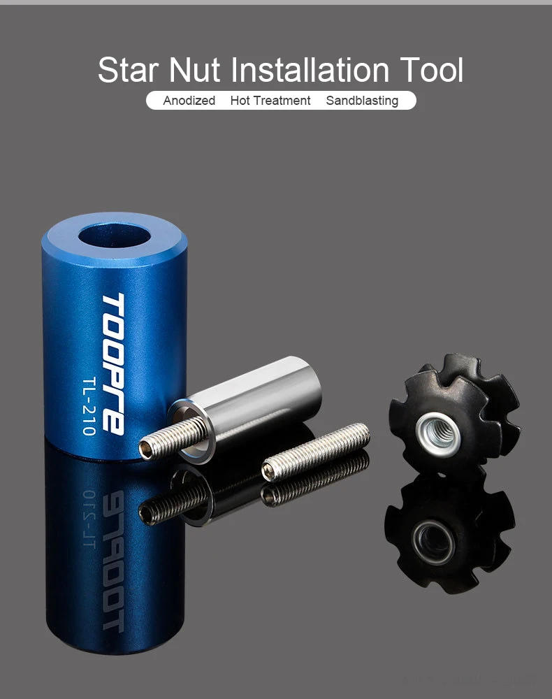 Description Picture 2 of itemBicycle Front Fork Star Nut Fitting Tool MTB Bike Steerer Tube Headset Components Tool Maintenance