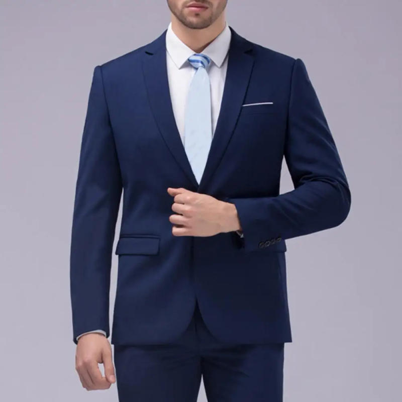 Description Picture 5 of itemWedding Suit For Men Set Elegant Blazers Formal 2 Pieces Full Jackets Pants Classic Business Coats 2024