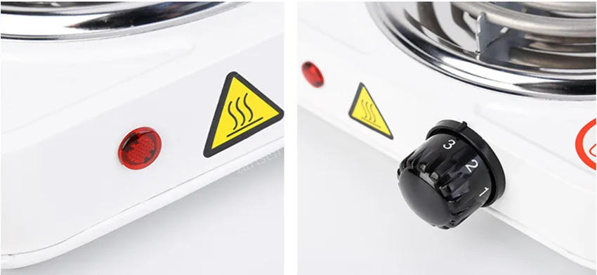 Description Picture 6 of item220V 500W Electric Stove Hot Plate Iron Burner Home Kitchen Cooker Coffee Heater Household Cooking Appliances EU Plug