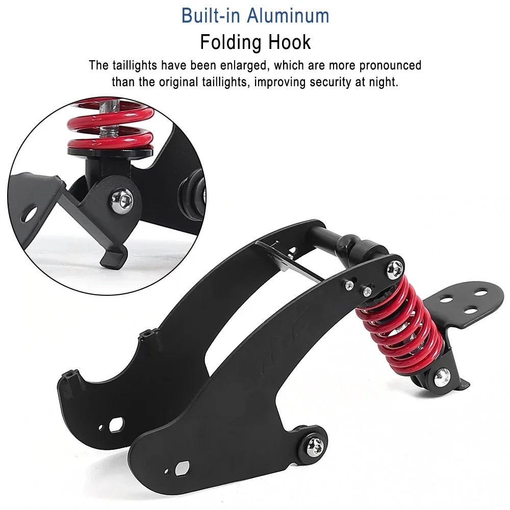 Description Picture 6 of itemFor Iconic Brand KickScooter Mi3 Electric Scooter Modifited Rear Suspension Kit Rear Shock Absorption Fender Light Accessories