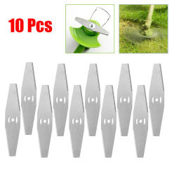 10pcs Metal Grass Trimmer Blade Brushcutter Head Blades Garden Power Tools Lawn Mower Parts Accessories