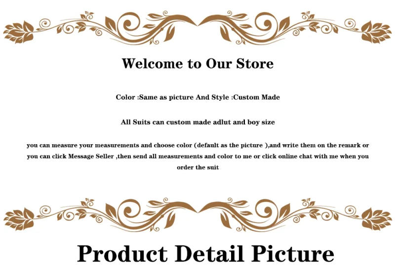 Description Picture 2 of itemBlack Tuxedo Gold Lapel Blazer 2 Pieces Men Suits Jacquard Suit Tuxedos 2024 For Wedding Men suits ( Jacket+Pants)