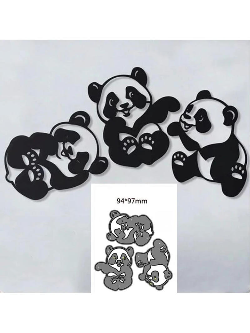 Description Picture 4 of itemNew DIY Cards Scrapbooking Decor Embossing Dies Cut Stencils Folder Craft Delicate animal panda Metal Die Cutting Dies