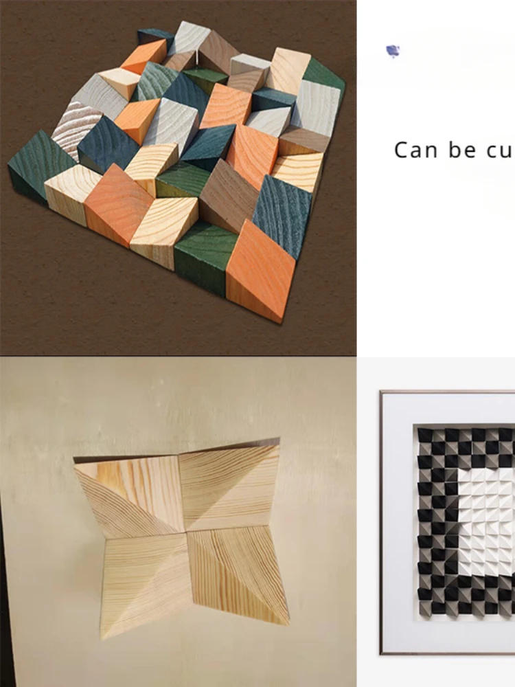 Description Picture 6 of itemUnfinished Wooden Shape Triangle Craft Supplies Building Blocks 2CM 3CM 5CM for DIY Crafts Idea Gifts Can Be Customized