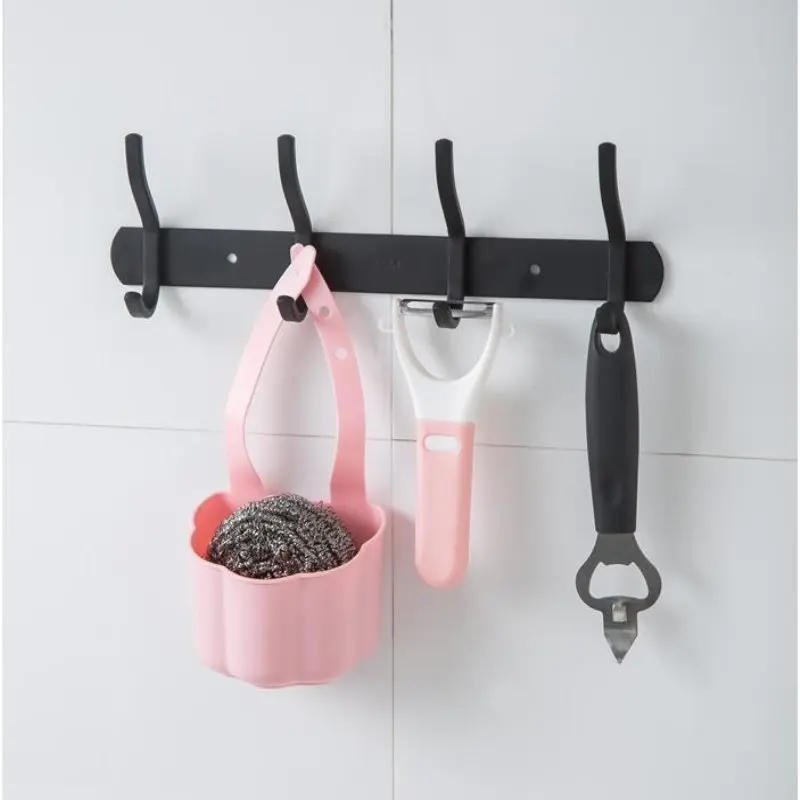 Description Picture 6 of itemKitchen Sink Drain Rack Soap Sponge Holder Hanging Storage Basket for Bathroom Adjustable Faucet Holder Kitchen Accessories