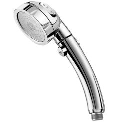 A57M-High Pressure Shower Head,Handheld Showerhead With ON/Off Full Shutoff Push Button Angle-Adjustable Water Saving Sprays