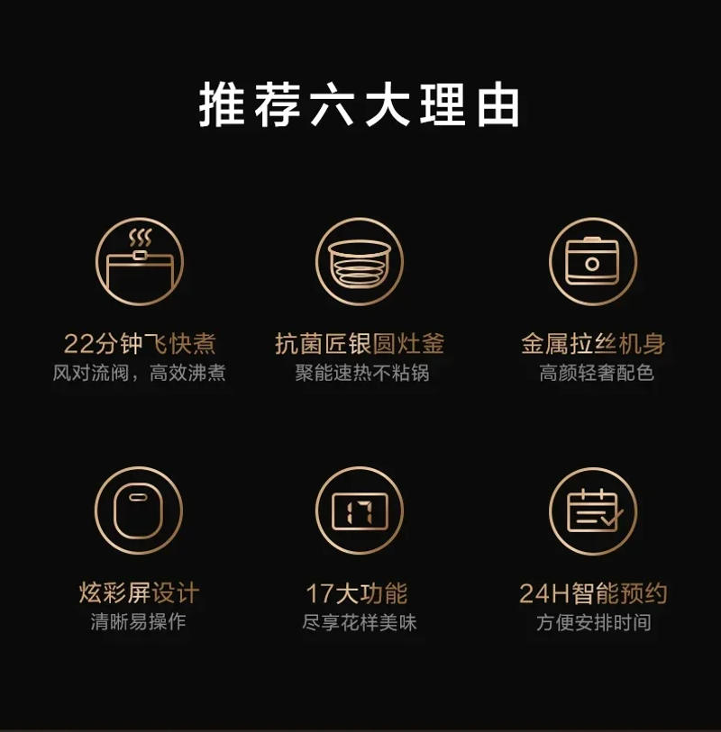 Description Picture 3 of itemMidea Rice Cooker Household 4L Smart Large-capacity Multi-function Rice Cake Steam Fast Rice Cooker 220V Electric Cooker