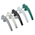 4Pcs  Window Casement Locking Handle Latch Aluminum Alloy Side Mount Brushed Steel Green White Black Silver