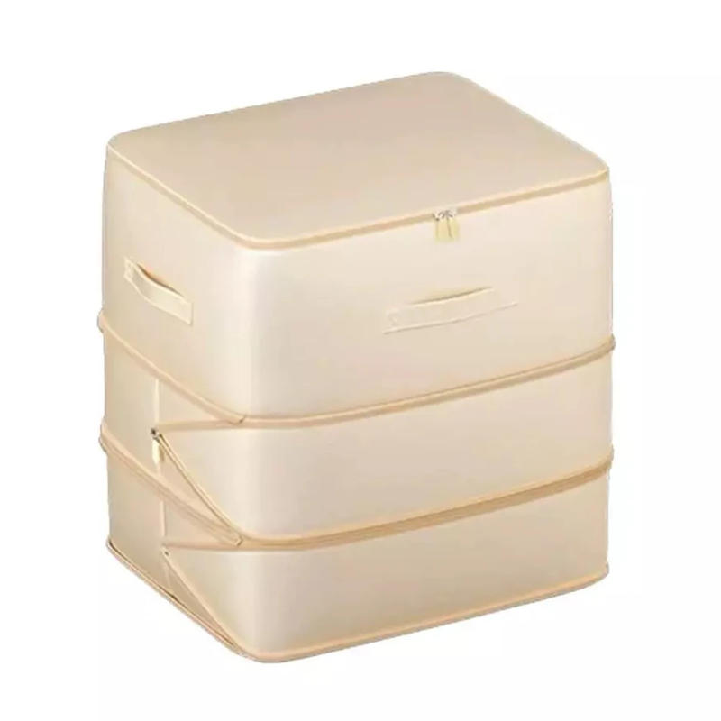 Description Picture 5 of itemUltra Space Saving Self Organizer Condense Duvet Storage Bag For Blankets Bedding Foldable Storage Bag For Moving Traveling