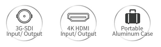 Description Picture 3 of itemSeetec 4K215-9HSD-192-CO 21.5" IPS Full HD 1920x1080 Carry-on Broadcast Monitor with 3G-SDI HDMI AV YPbPr Director Suitcase