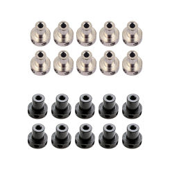 10x Head Rod Sleeve Bass Spoke Nut Parts Easy to Use Repair Tool Metal Mandolin