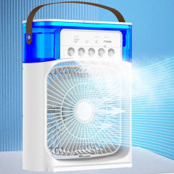 Portable Humidifier  Fan AIr Conditioner Household Small Air Cooler Hydrocooling Portable Air Adjustment For Office 3 Speed Fan