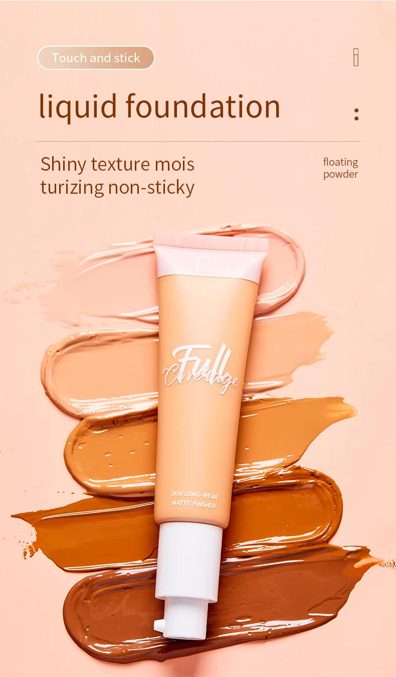 Description Picture 4 of item40ML Professional Foundation Cream Full Concealer Makeup Cosmetics Waterproof Lasting Base Brighten Whitening Cover Dark Circles