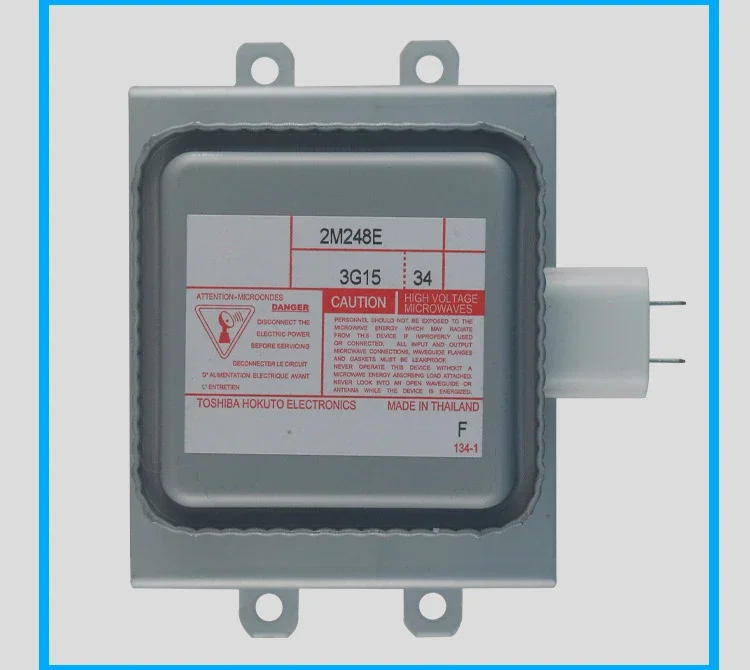 Description Picture 4 of itemFor Toshiba 2M248E air-cooled long foot New microwave magnetron fixed frequency 1KW microwave oven drying equipment vacuum tube