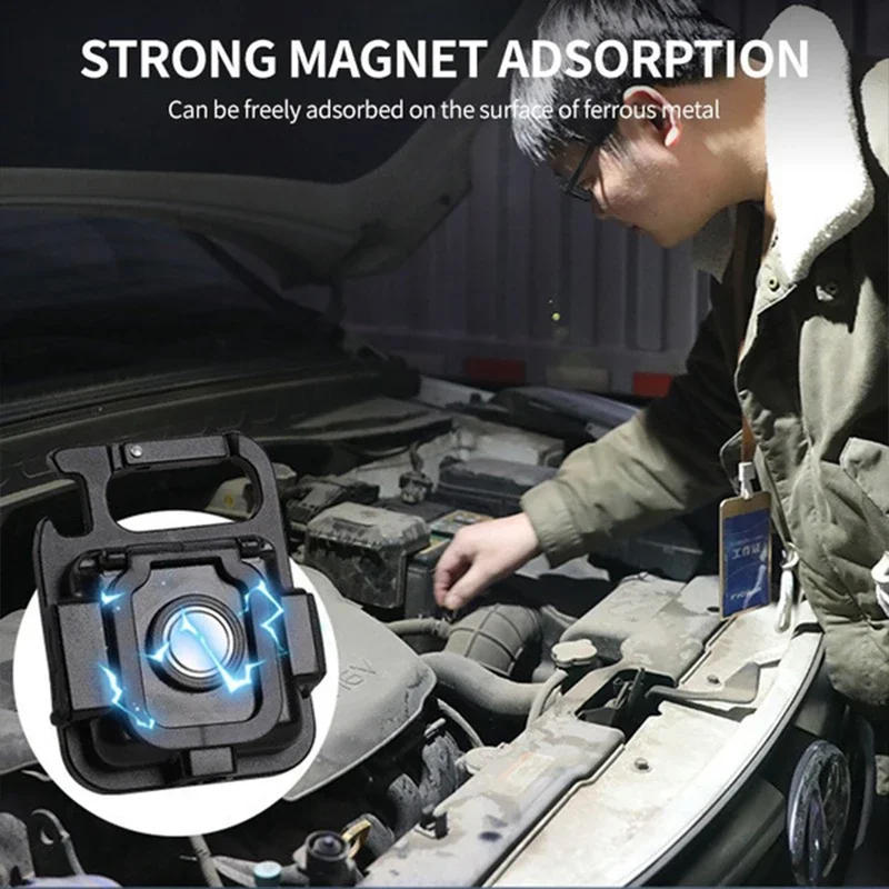 Description Picture 2 of itemPortable Keychain Light Mini Multifunctional Camping Flashlight USB Rechargeable Work LED Bright COB Pocket Clip Lantern 1-10Pcs