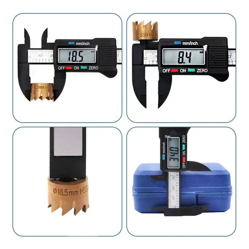 Description Picture 6 of item150mm Electronic Digital Caliper Carbon Fiber Dial Vernier Caliper Gauge Pachometer Digital Ruler Micrometer Measuring Tools