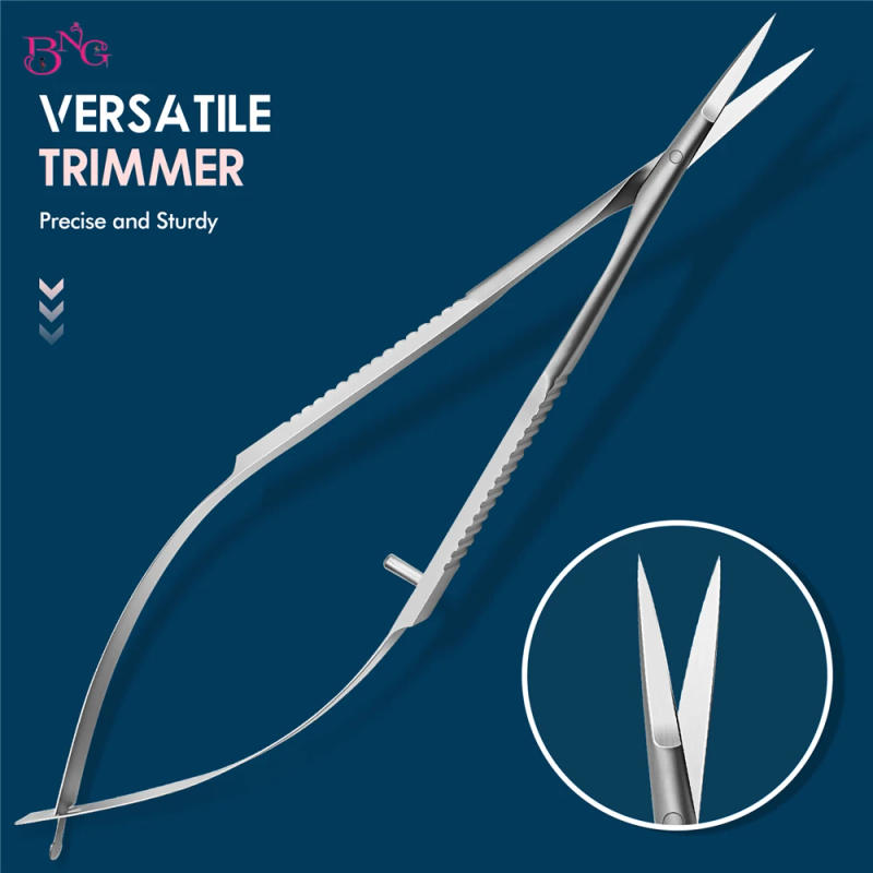 Description Picture 3 of itemBNG Stainless Steel Cuticle Nipper Pliers Dead Skin Remover Squeeze Straight Manicure Scissors Eyebrow Scissors Beauty Tools