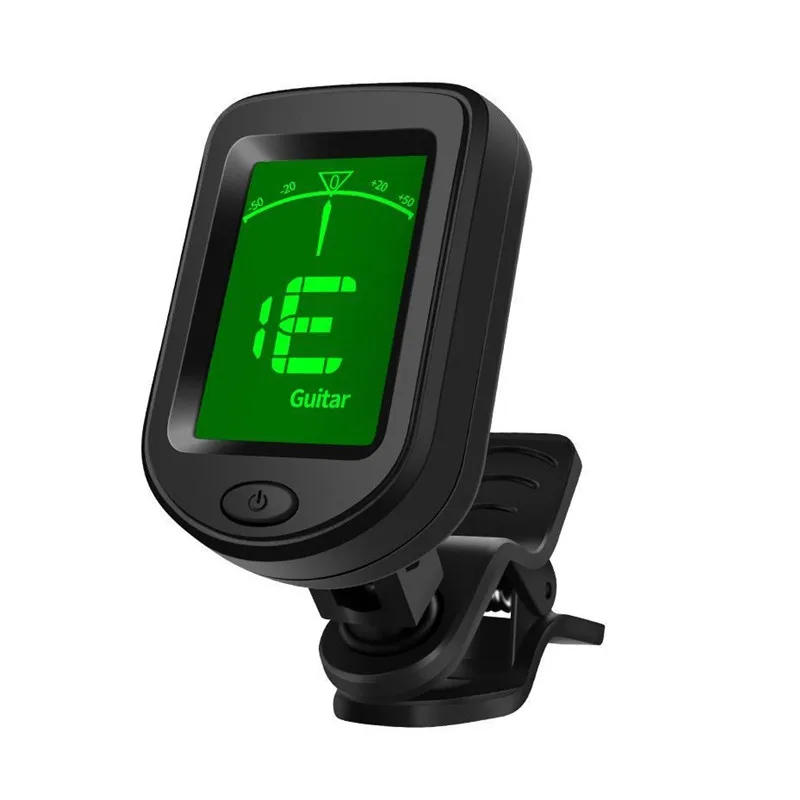 Description Picture 2 of itemBass Ukulele Violin Mandolin Banjo Guitar Tuner For All Instruments Clip on Electronic Tuner LCD Digital