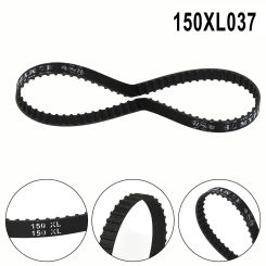 150XL037 Timing Belt Length Perimeter 381mm Width 10mm Rubber 75 Teeth Pitch 5.08mm Drive Belts Power Transmission Parts