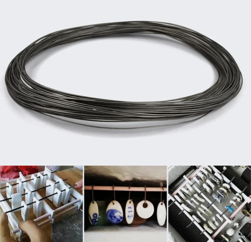 Description Picture 6 of item1/2/3mm Tungsten Wire Hanging Fired Ceramic High-temperature Resistant Tungsten Wire Kiln Fired Ceramic Jewelry Tool Materials