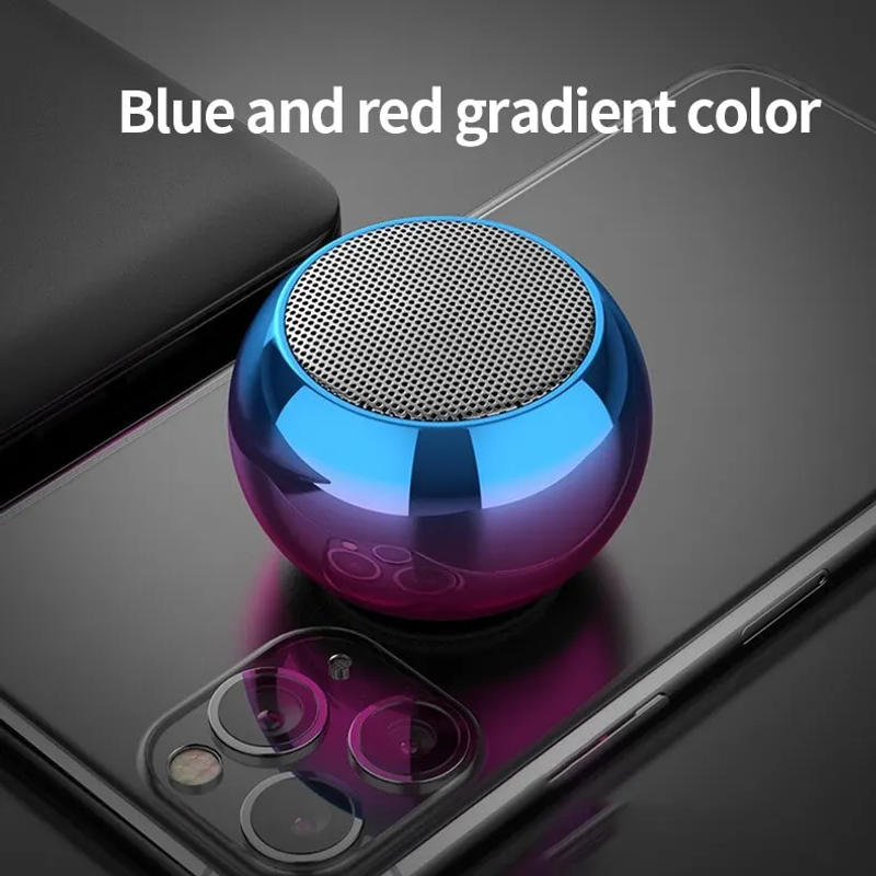 Description Picture 4 of itemM3 Flash Wireless Bluetooth Speaker Portable Small Steel Gun Metal Heavy Subwoofer Outdoor Mini Bluetooth Small Speaker