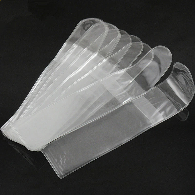 Description Picture 3 of item500pcs Transparent Frosted Eyebrow Pencil Box Portable Makeup Brush Organizer PVC Transparent Beauty Tool Storage Bags