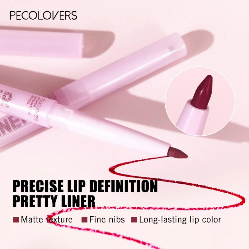 Description Picture 5 of item1PC Nude, Matte, with Smooth Texture, Three-dimensional Lip Shape, Lip Liner Lipstick Pen, Lip Makeup
