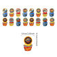 cake topper-24pcs