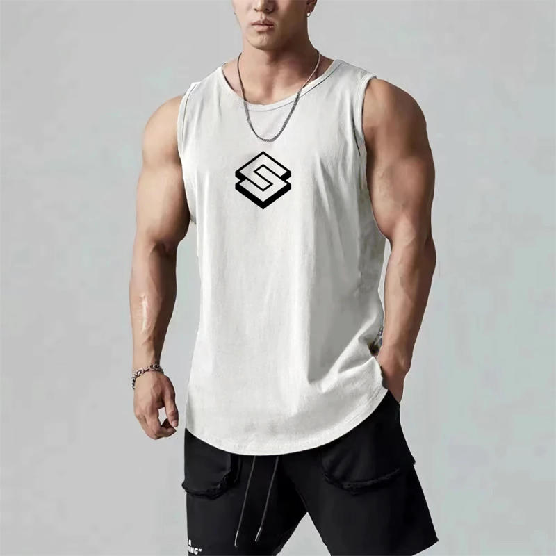Description Picture 5 of itemMen Summer Quick-drying Sportswear Outdoor Basketball Gym Tank Tops Breathable Sleeveless T Shirt Fitness Vest Men's Clothing