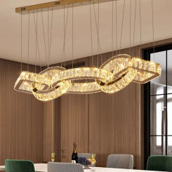home decorationPendant lights, luxury crystal living room chandelier, dining room Pendant lamp, ceiling light, indoor lighting