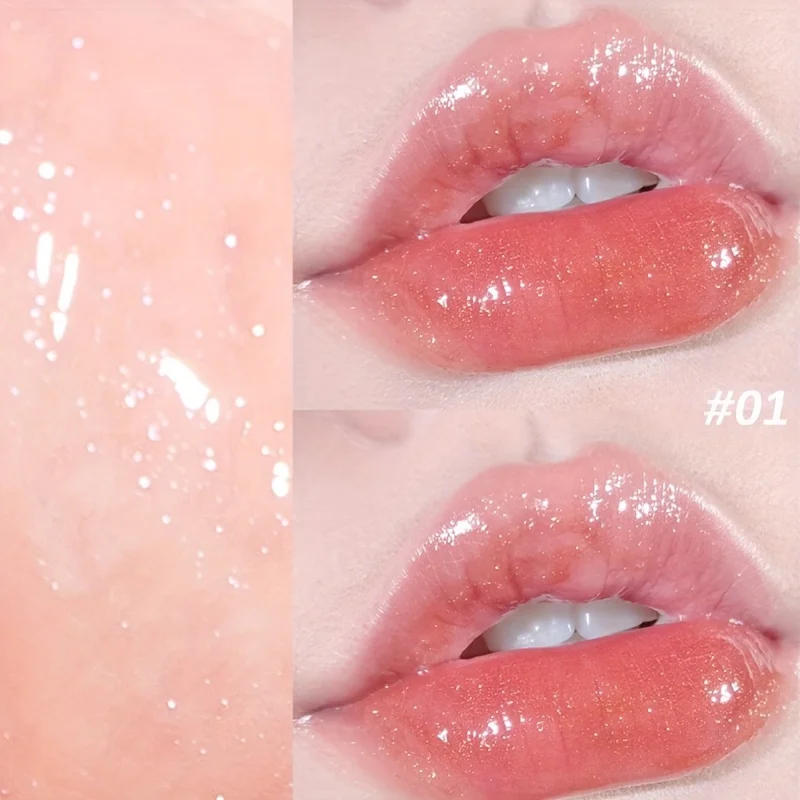 Description Picture 5 of item1 Pc Long-Lasting Hydrating Lip Glow Oil for Women Moisturizing Plumping Transparent Lip Gloss Gift for Girls Lip Care